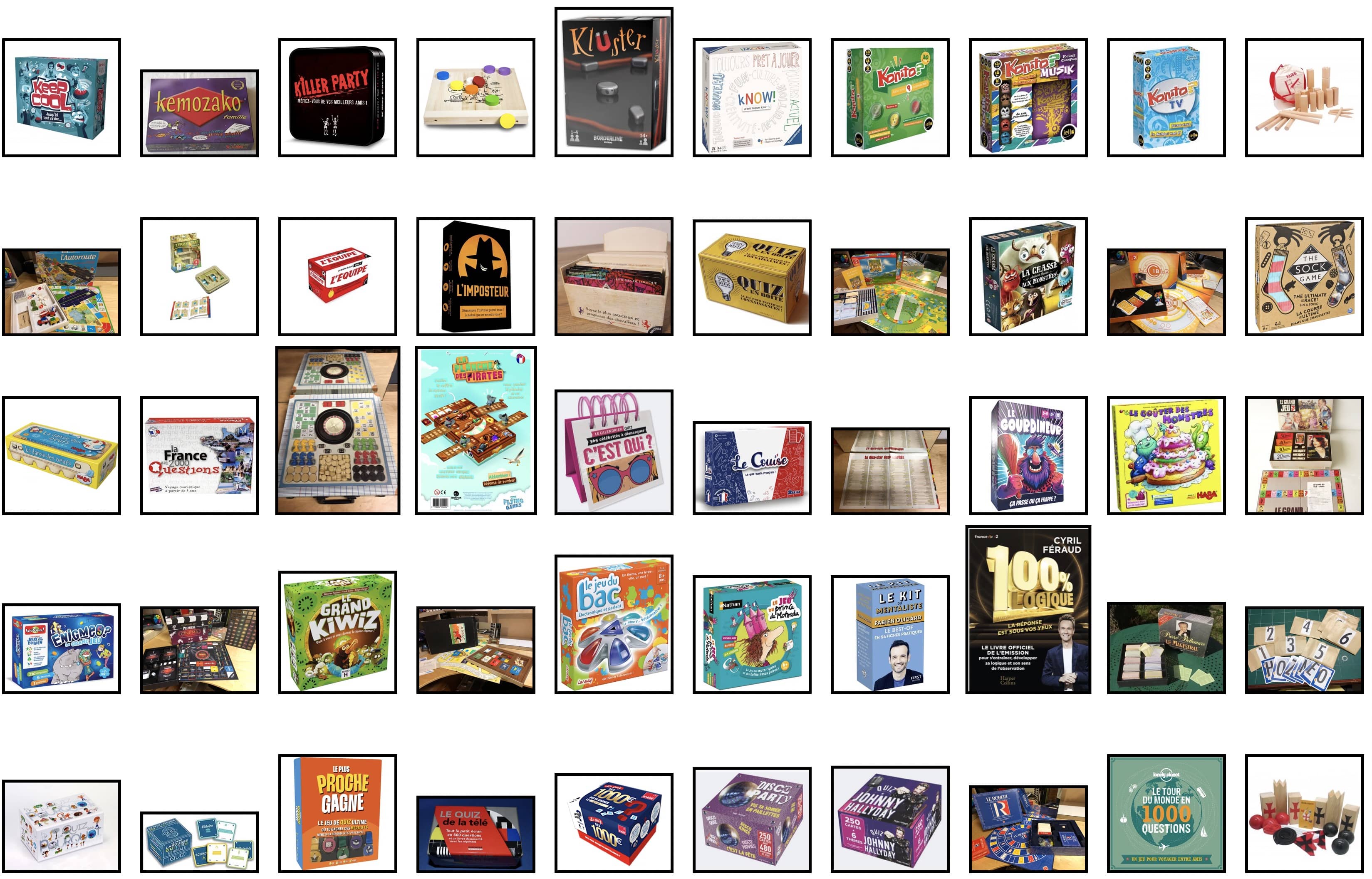 Sélection de jeux de société K à L