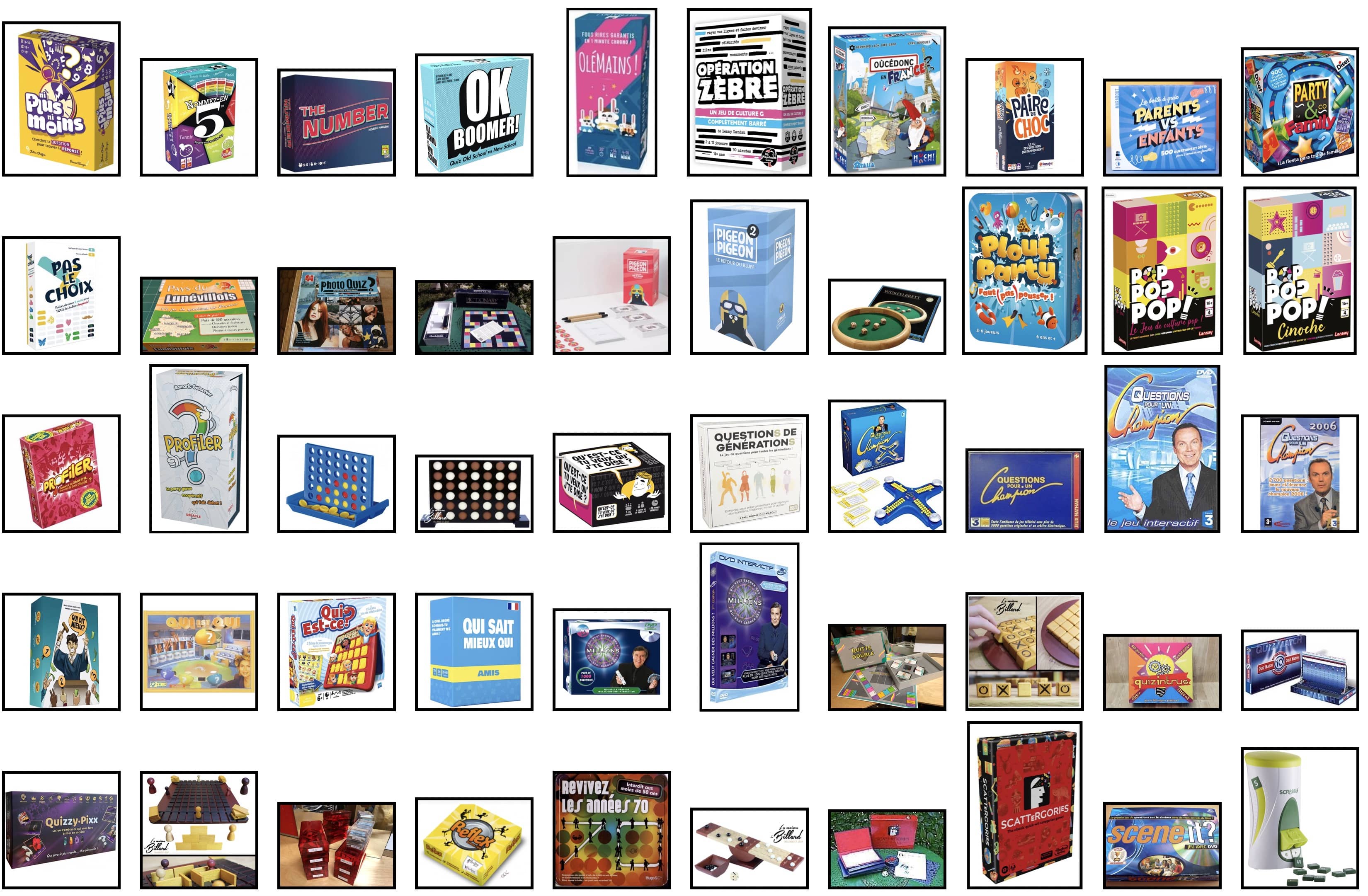 Sélection de jeux de société P à S